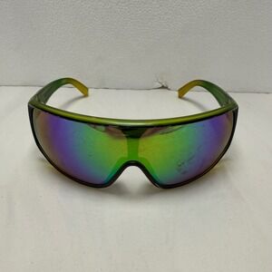 VonZipper Sunglasses Unisex OS Green Frosteez Limited Edition Shield Mirrored